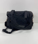 Shop StorkSak Stevie Quilt Diaper Bag, Black at GoodBuy Gear
