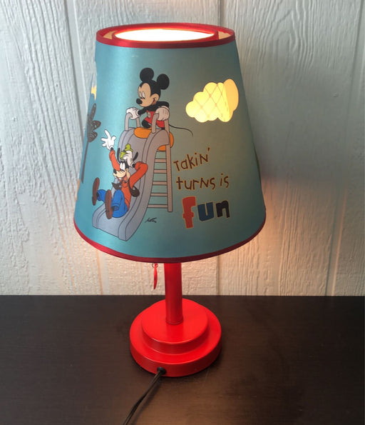 used Disney Table Lamp, Mickey Mouse Clubhouse