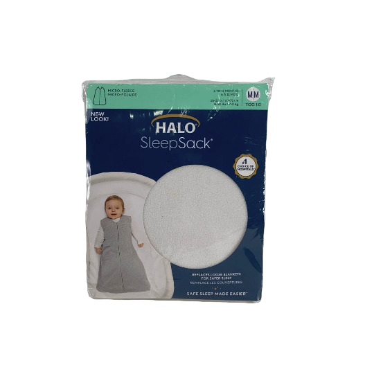 Halo Micro-Fleece SleepSack, M, Cream
