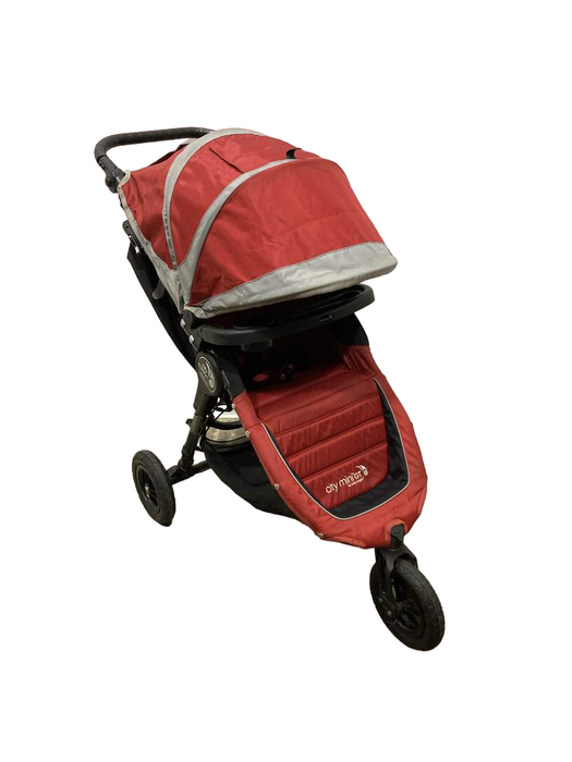 used Baby Jogger City Mini GT Single Stroller, 2014, Crimson