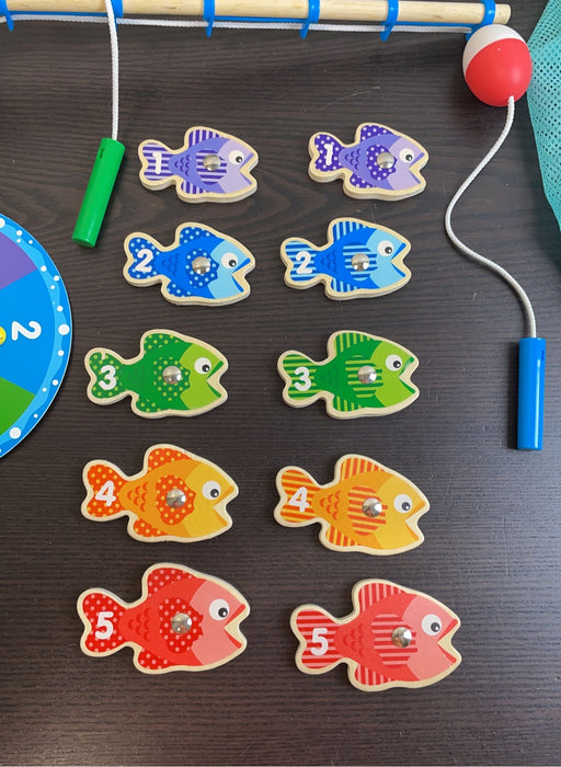 secondhand Melissa & Doug Catch & Count Magnetic Fishing Rod Set