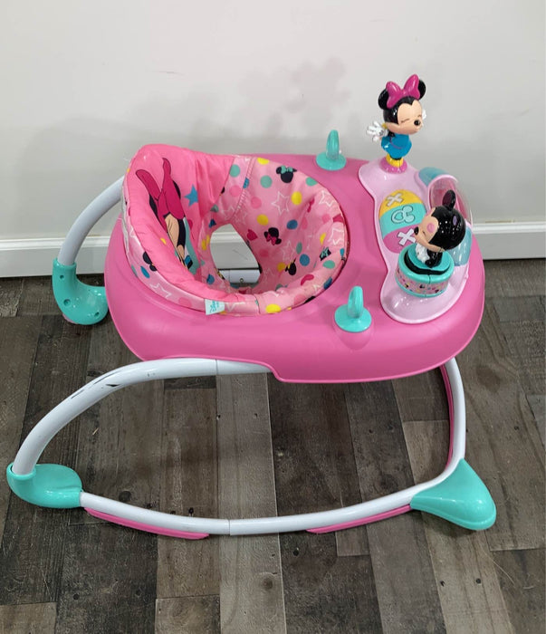 secondhand Bright Starts Disney Baby Minnie Mouse Baby Walker With Activity Station