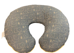 Shop Boppy Luxe Feeding and Infant Support Pillow, Charcoal Quilted Elephants at GoodBuy Gear