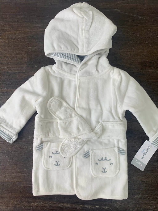 used Carter's Baby’s Hooded Robe, White