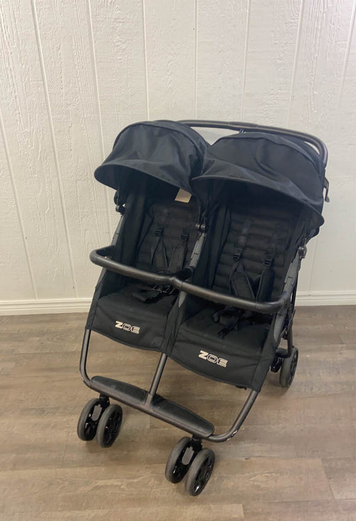 used Zoe Twin+ XL2 Stroller, 2018, Luxe Black