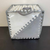 secondhand Skip Hop Interlocking Foam Floor Tiles Playspot, Grey Cream