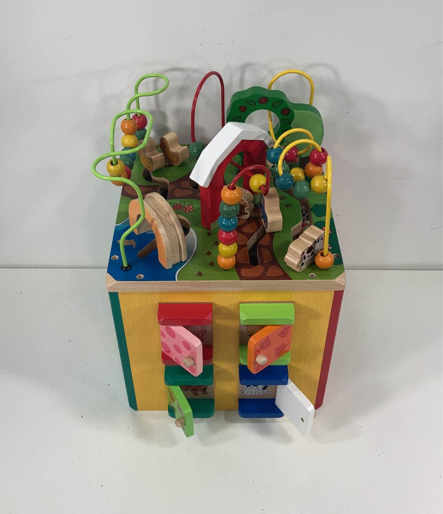 Battat Wooden Activity Cube