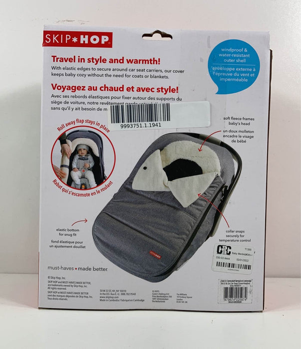 Shop Skip Hop Stroll And Go Car Seat Cover, Heather Gray at GoodBuy Gear