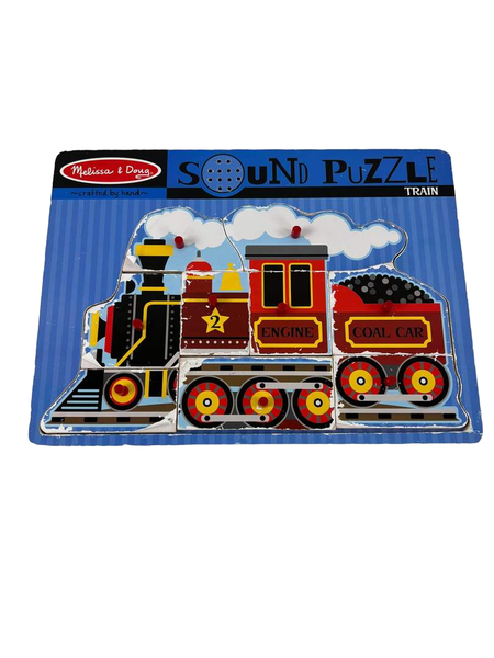 Melissa Doug Sound Puzzle Train
