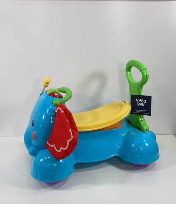 Shop Fisher Price 3-in-1 Bounce, Stride, and Ride Elephant at GoodBuy Gear