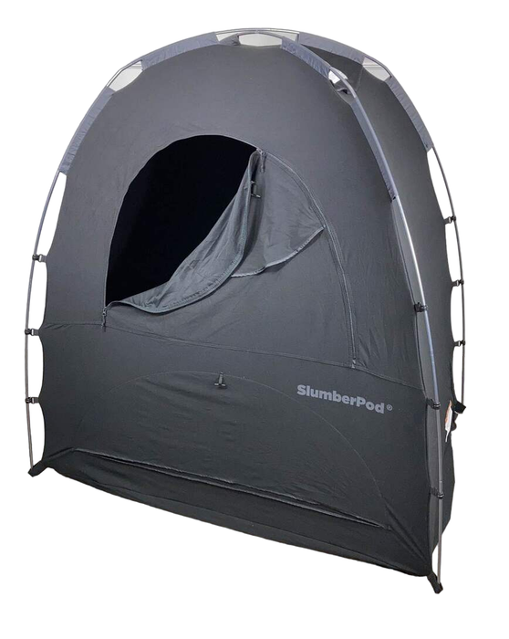 used SlumberPod 3.0 Sleep Canopy, Black with Grey Accents