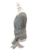 secondhand Solly Baby Wrap, Black & Natural Stripe