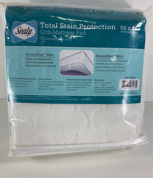 secondhand Sealy Crib Mattress Protector