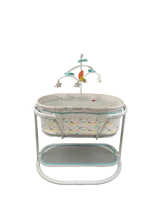 used Fisher Price Smart Connect Soothing Motions Bassinet