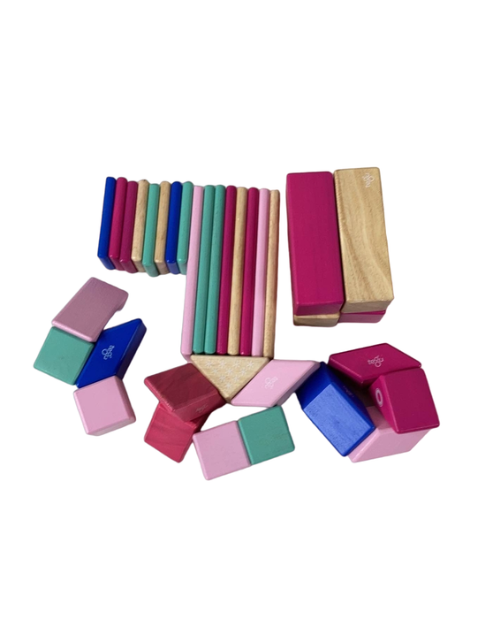 used Tegu Magnetic Wood Blocks 42 Piece
