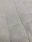 secondhand Poppyseed Play Linen Round Mat, Ivory