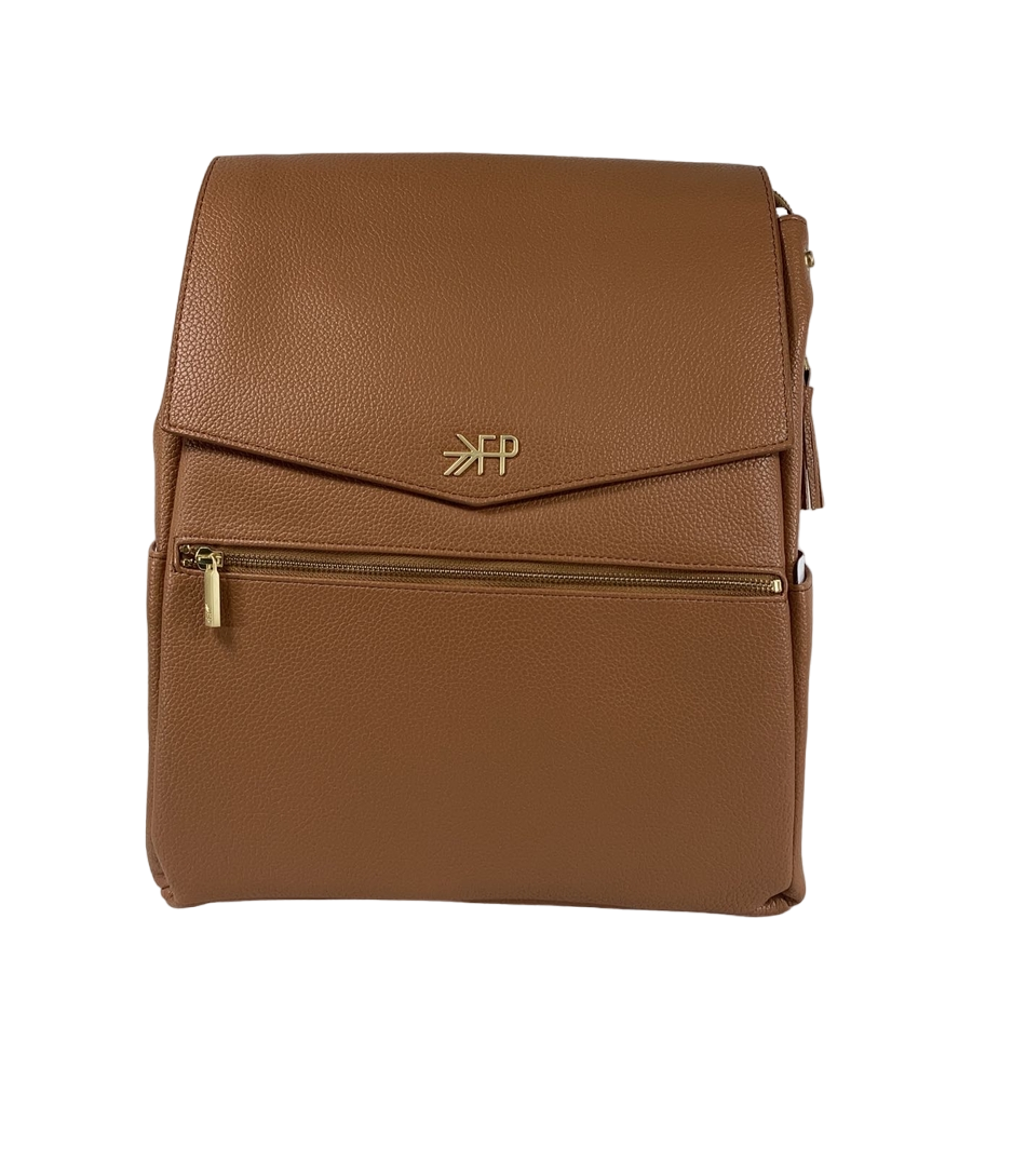 Freshly Picked Classic Diaper Bag Cognac