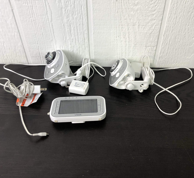 used VTech VM352-2 5" Digital Video Baby Monitor with 2 Cameras