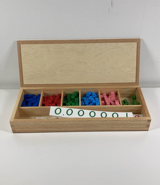 secondhand Alison’s Montessori Decimal Fraction Board & Exercise