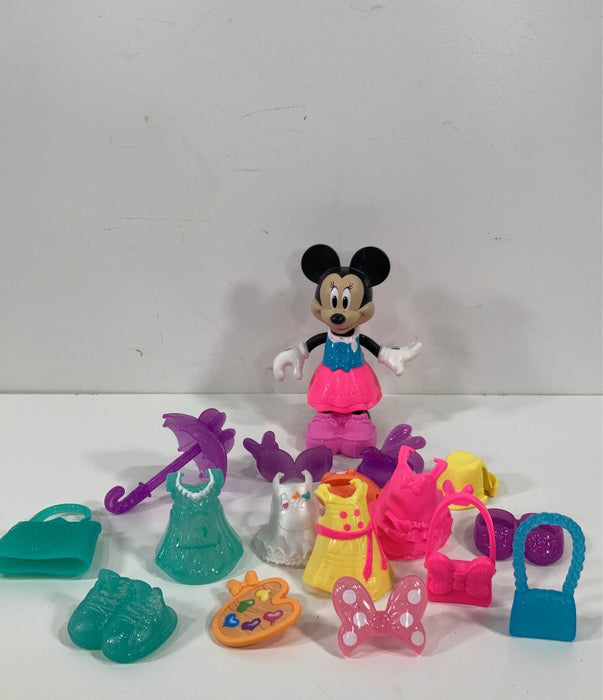 used Fisher Price Disney Minnie Mouse Snap ‘n Pose Fashion Dolls