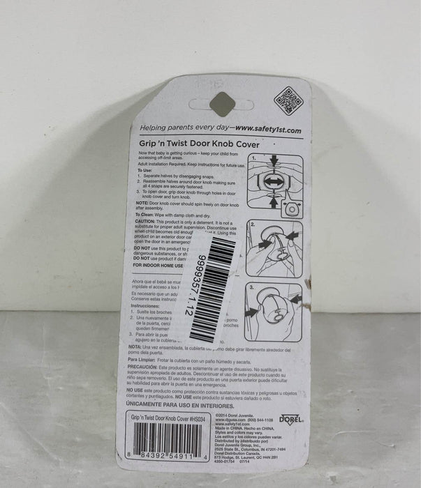 Shop Safety 1st Grip And Twist Door Knob Covers, White, 3 Pack at GoodBuy Gear