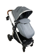 secondhand Mompush Ultimate 2 Baby Stroller, Grey with Silver Frame