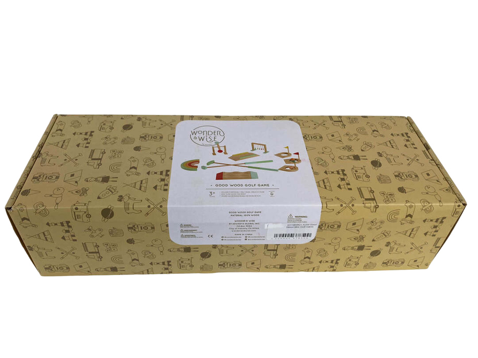 secondhand Wonder and Wise Good Wood Golf Game