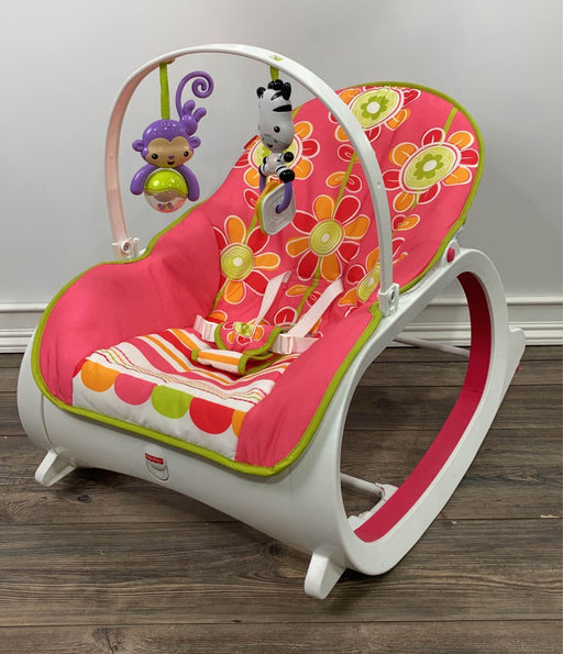 used Fisher Price Infant To Toddler Rocker, Pink