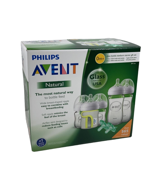 used Philips Avent Glass Bottle Newborn Starter Gift Set