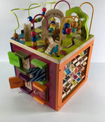 secondhand B. toys Zany Zoo Wooden Activity Cube