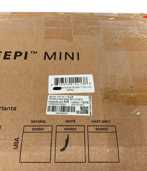 Shop Stokke Stokke Sleepi Mini V3, White at GoodBuy Gear