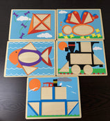 secondhand Melissa & Doug Beginner Pattern Blocks