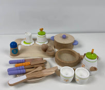 used Hape Gourmet Play Kitchen Starter Accessories