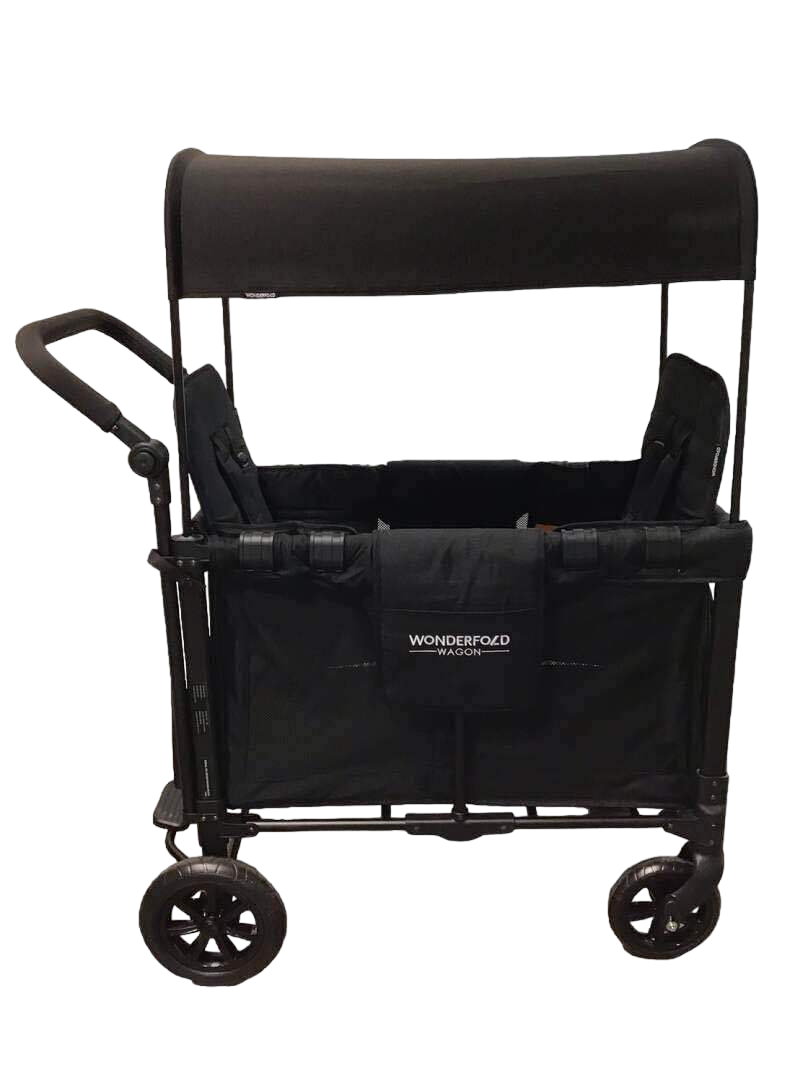 Wonderfold W2 Original Multifunctional Double Stroller Wagon, 2021, Black