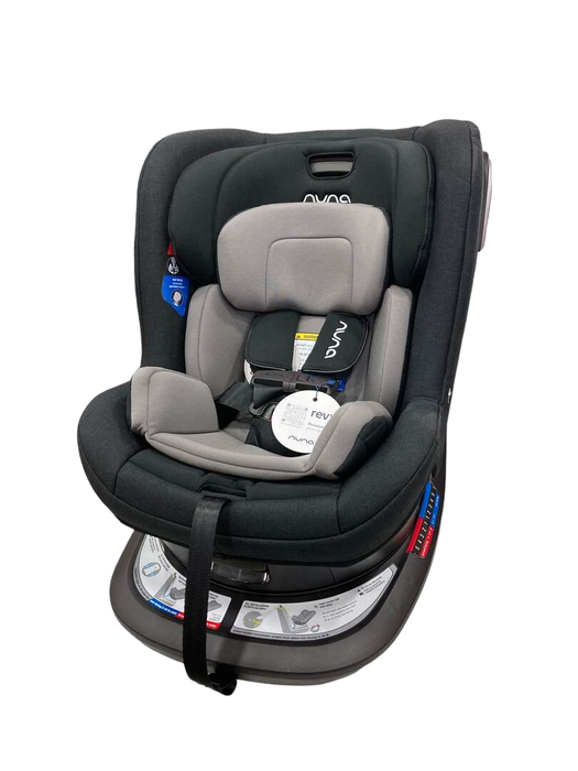 used Nuna Revv Rotating Convertible Car Seat, 2022, Caviar