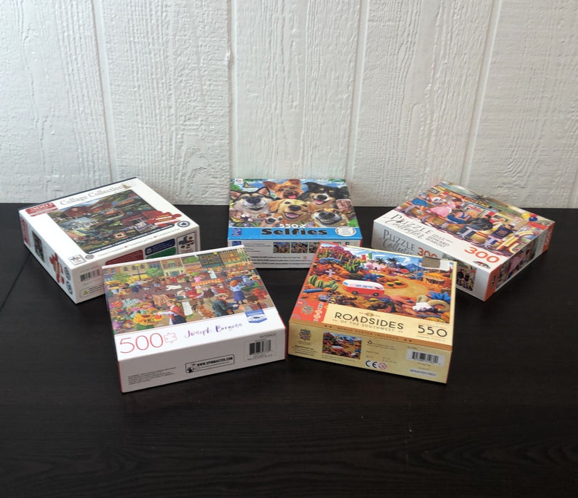 used BUNDLE Jigsaw Puzzles