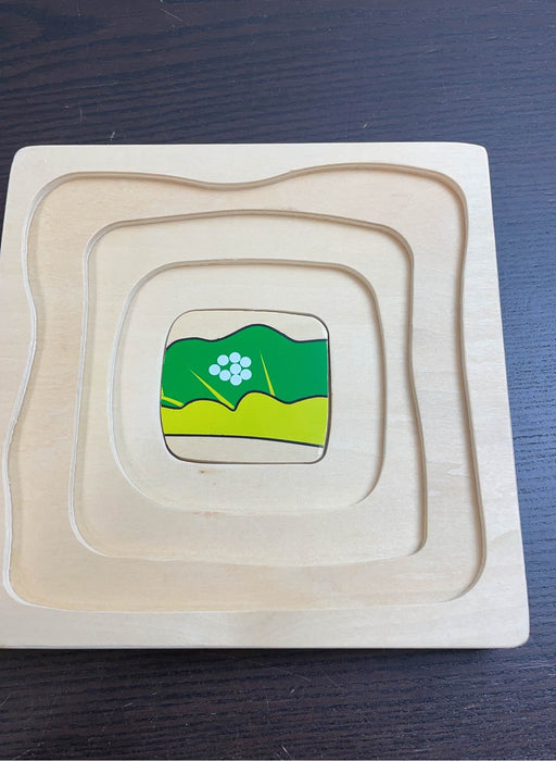 used Montessori Wooden Butterfly Puzzle