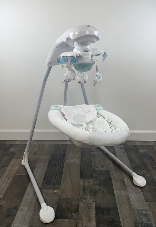 secondhand Fisher Price Cradle 'n Swing, Sweet little lamb swing.