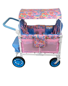 secondhand Wonderfold W4 Luxe Quad Stroller Wagon, 2023, Petal Pop x Chrissy Teigen