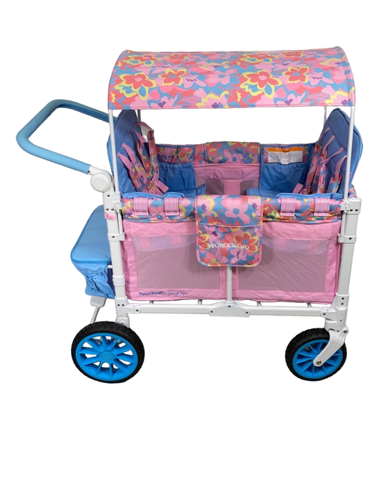 secondhand Wonderfold W4 Luxe Quad Stroller Wagon, 2023, Petal Pop x Chrissy Teigen