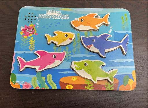 used Pinkfong Baby Shark Wooden Sound Puzzle