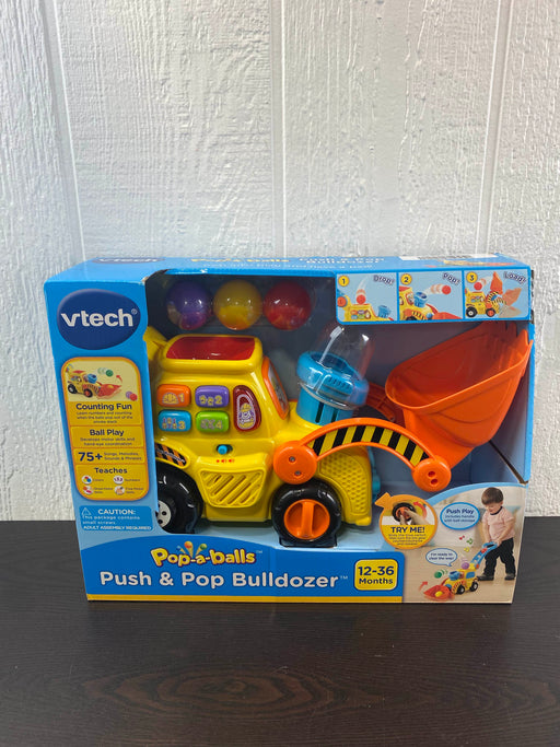 used VTech Pop-A-Balls Push And Pop Bulldozer