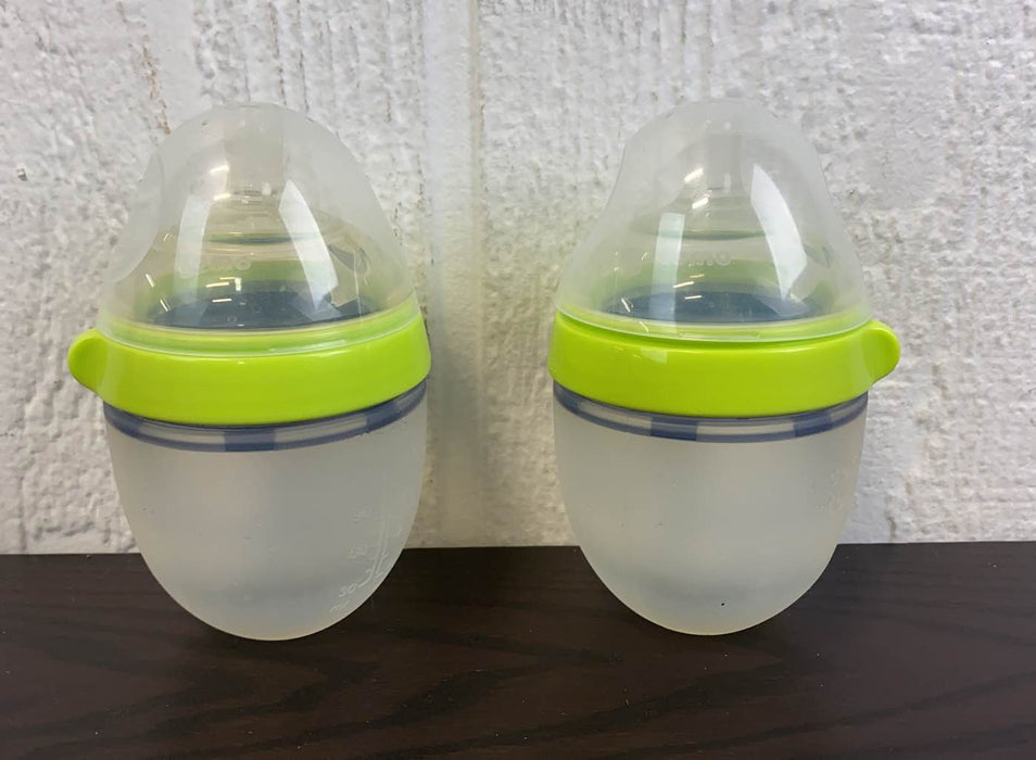 used Comotomo Baby Bottle Bundle, Green