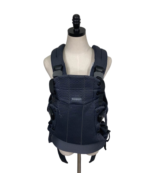 used BabyBjorn Baby Carrier Harmony, Navy Blue