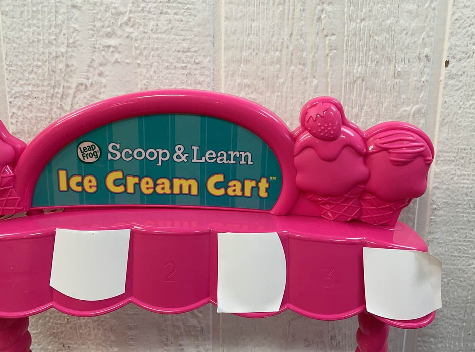 secondhand Leap Frog Scoop and Learn Ice Cream Cart