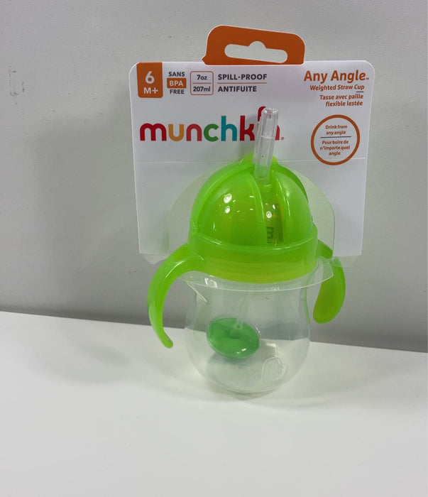 used Munchkin Any Angle Click Lock Weighted Straw Trainer Cup