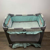 secondhand Graco Travel Lite Crib, With Stages