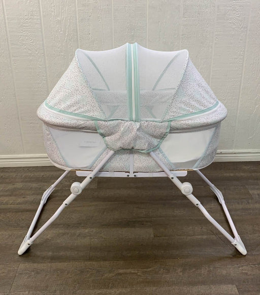 used Delta Children EZ Fold Ultra Compact Travel Bassinet