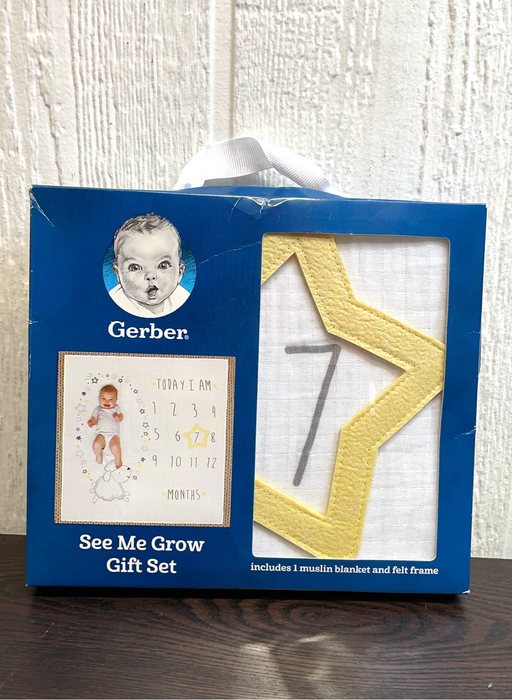 used Gerber Monthly Milestones Gift Set