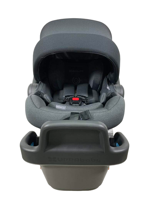 secondhand UPPAbaby MESA MAX Infant Car Seat and Base, Jake Charcoal, 2023